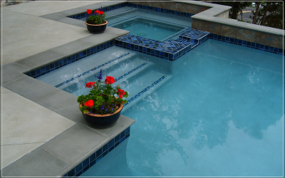 Chic Tile Floors For Your Swimming Pool