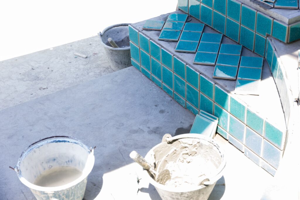 Time Spent Tiling a Swimming Pool