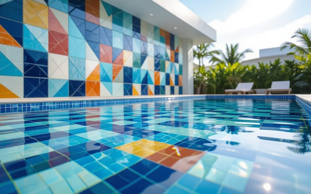 7 Striking Trends in Modern Swimming Pool Tiles Design